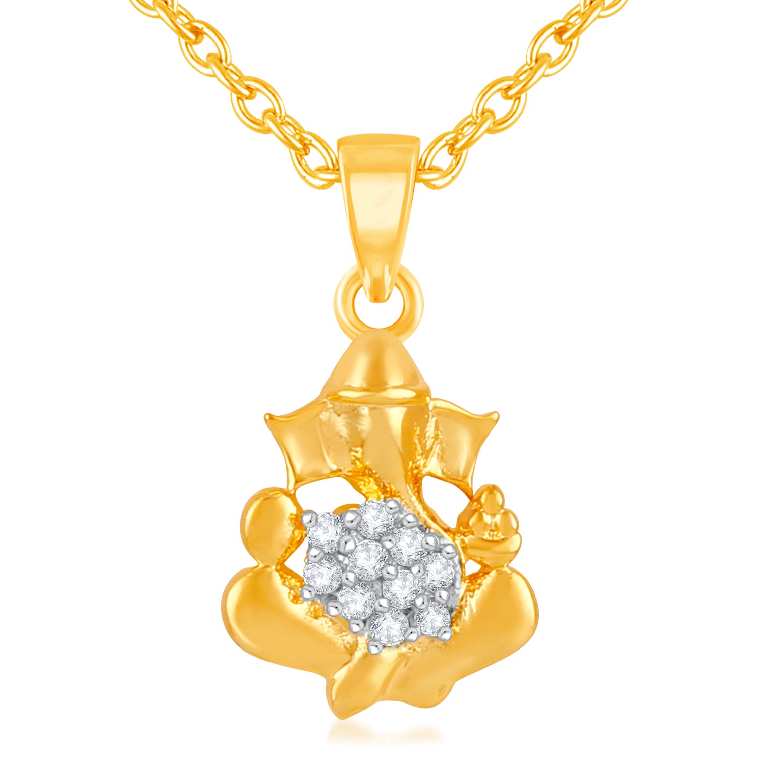 Vinayak Ganesha Unisex CZ Pendant