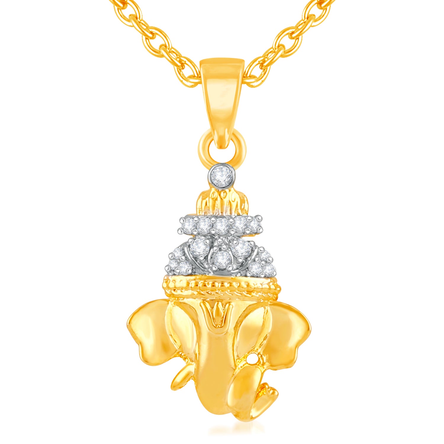 Avighna Ganesha Unisex CZ Pendant