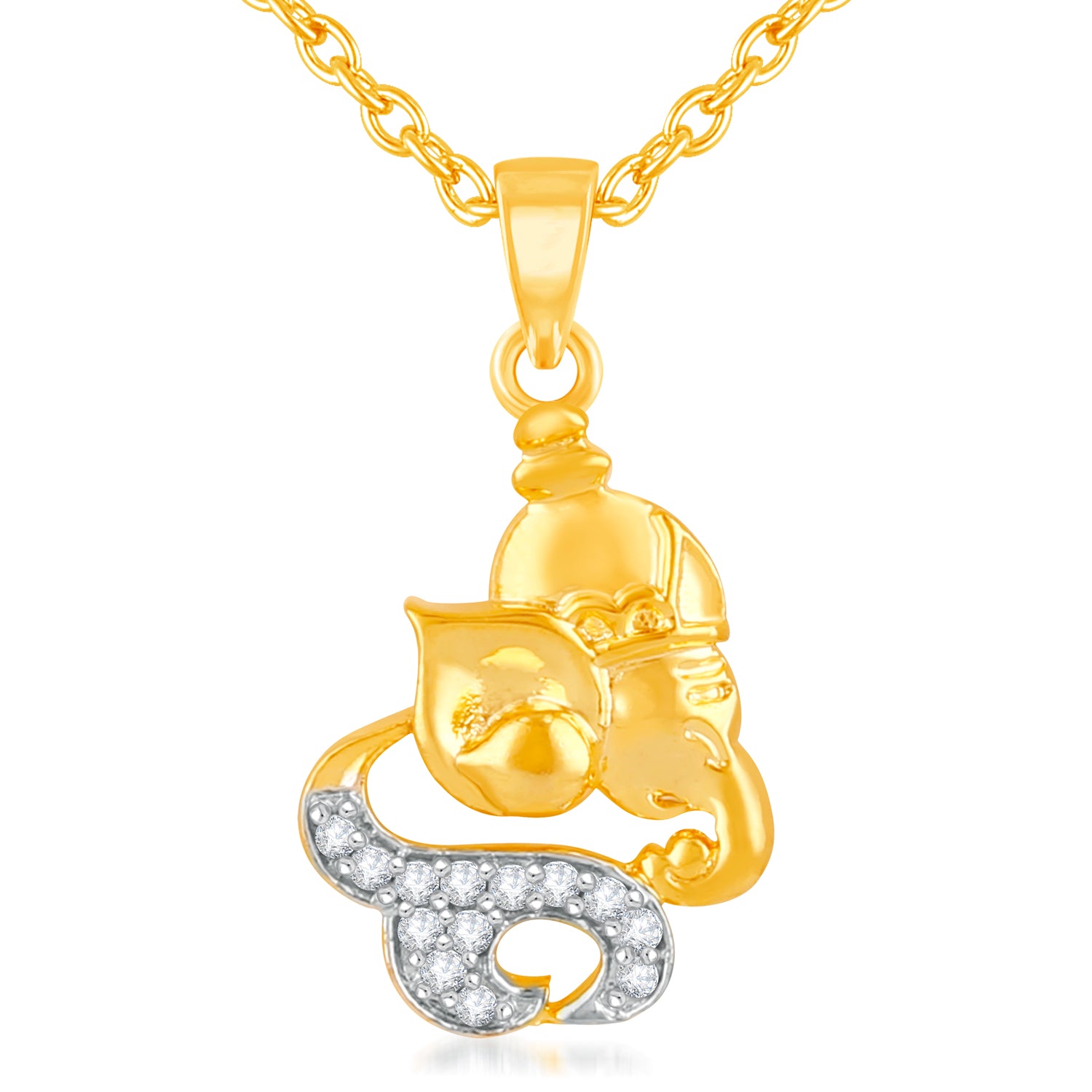 Siddhivinayaka Ganesha Unisex CZ Pendant