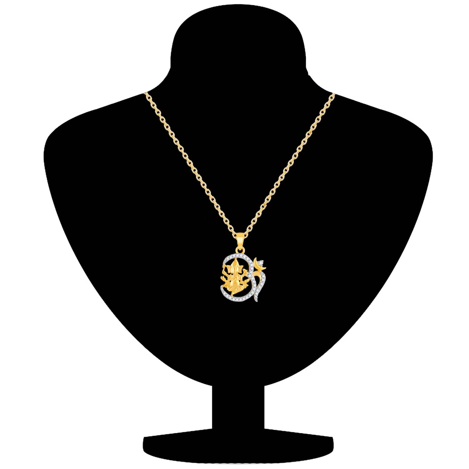 Omkara Ganesha Unisex CZ Pendant