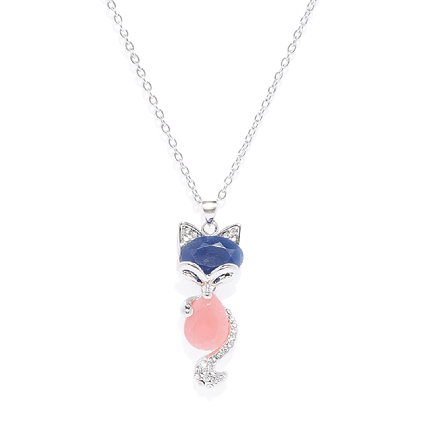 Glorious Crystal Cat Pendant