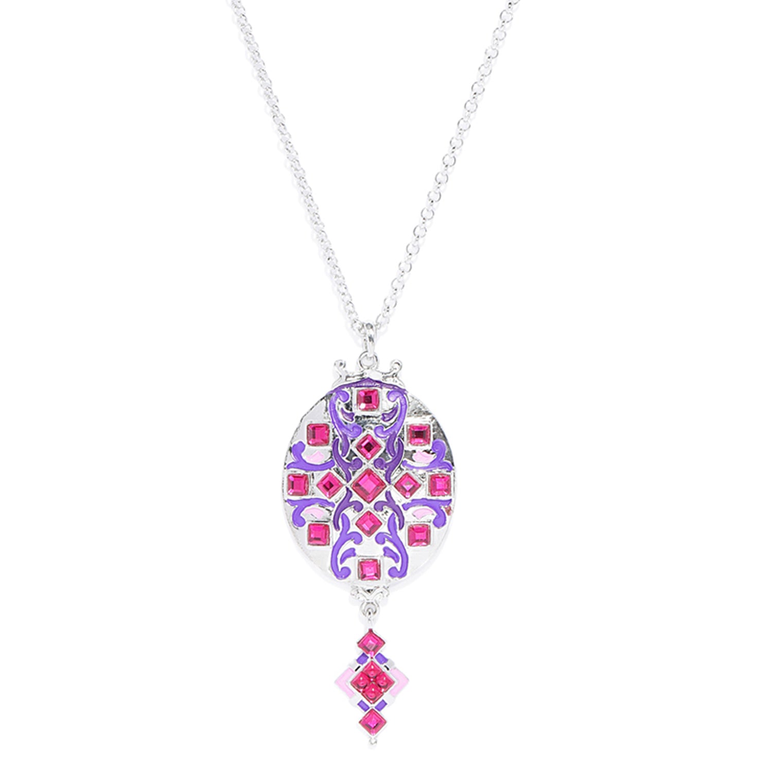 Glamorous Multicolour Meenakari Crystal Pendant