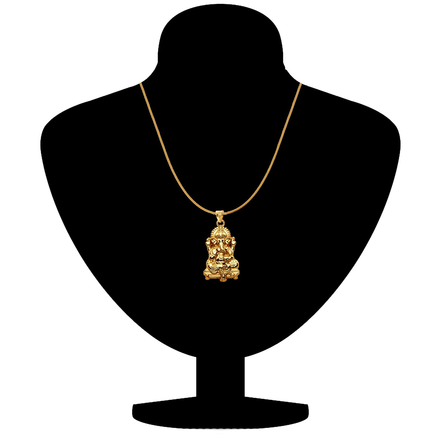 Vighnaharta Lord Ganesha Unisex Pendant without Chain