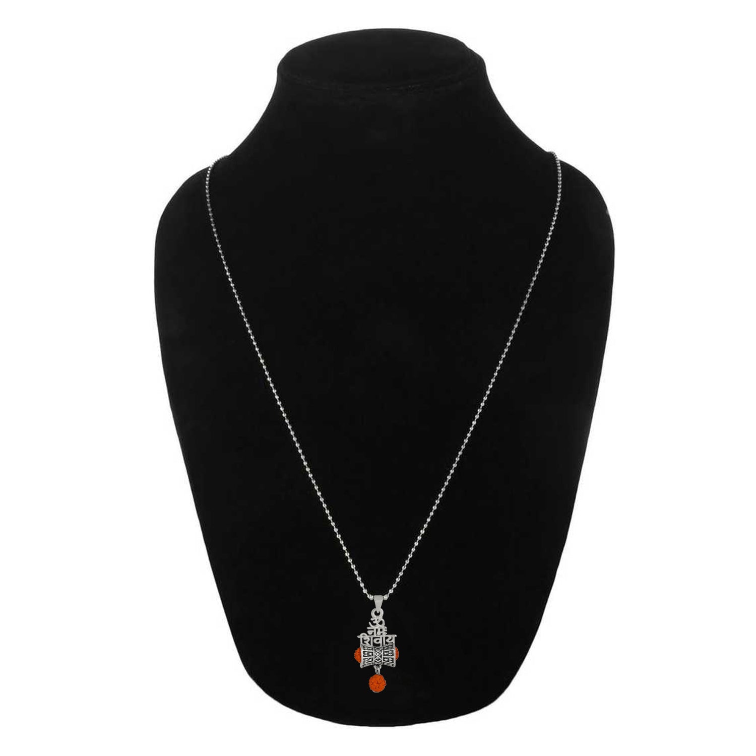 Lord Shiva Trishul Mahadev and Damru Religious Pendant