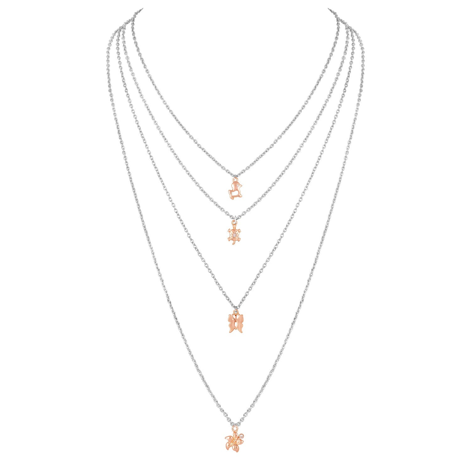 Stylish Multilayered Necklace