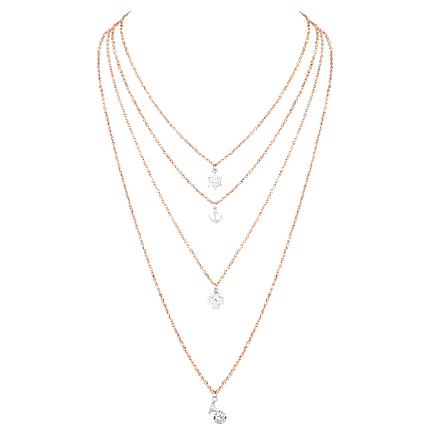 Stylish Multilayered Necklace