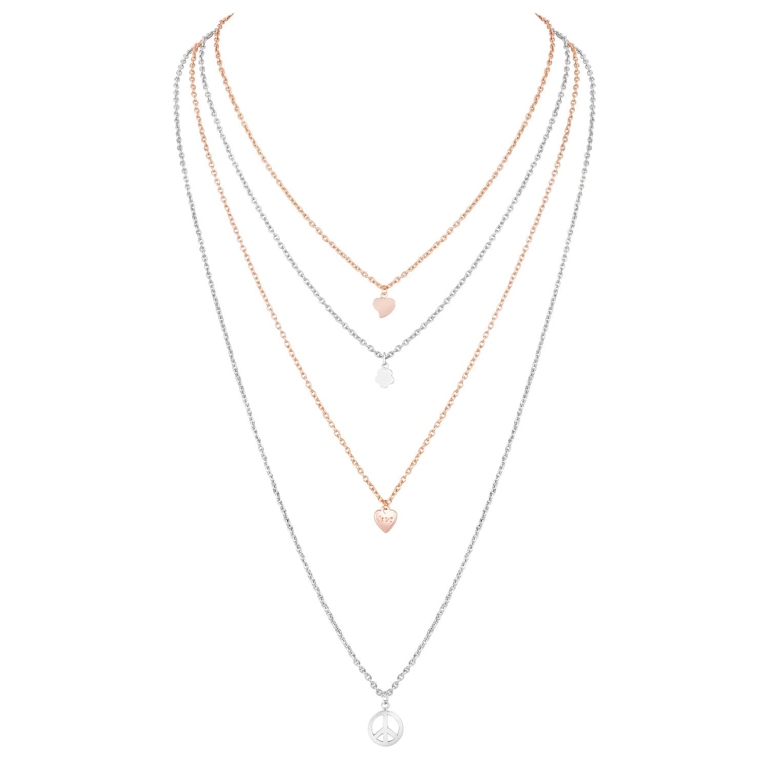Stylish Multilayered Necklace