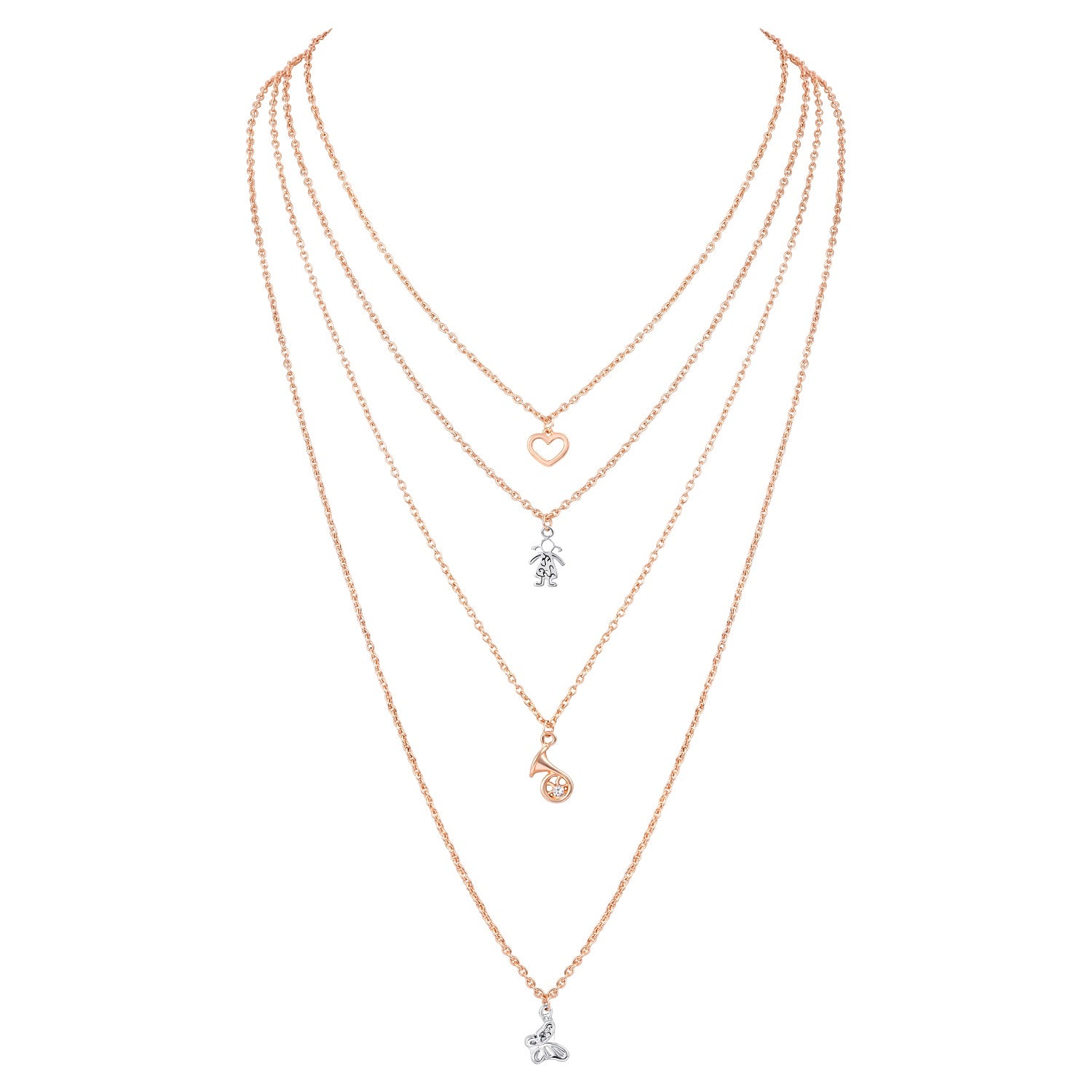 Stylish Multilayered Necklace