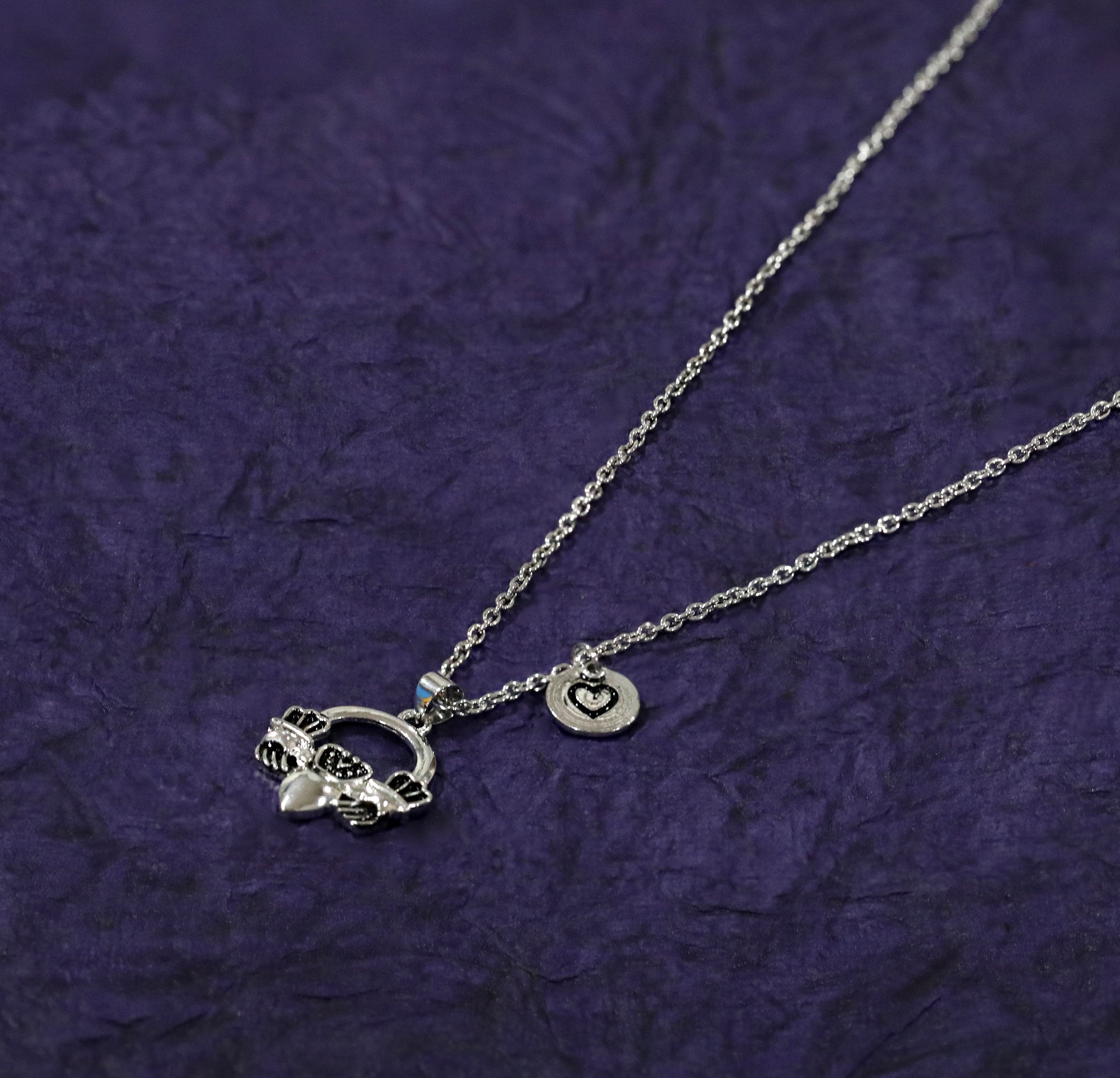 Oxidized Plated Cute Trendy Small Elephant Pendant with Chain