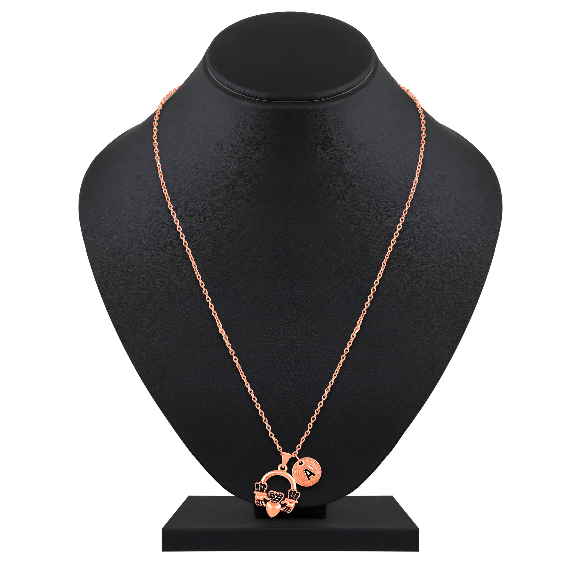 Oxidized Plated Cute Trendy Small Elephant Pendant with Chain