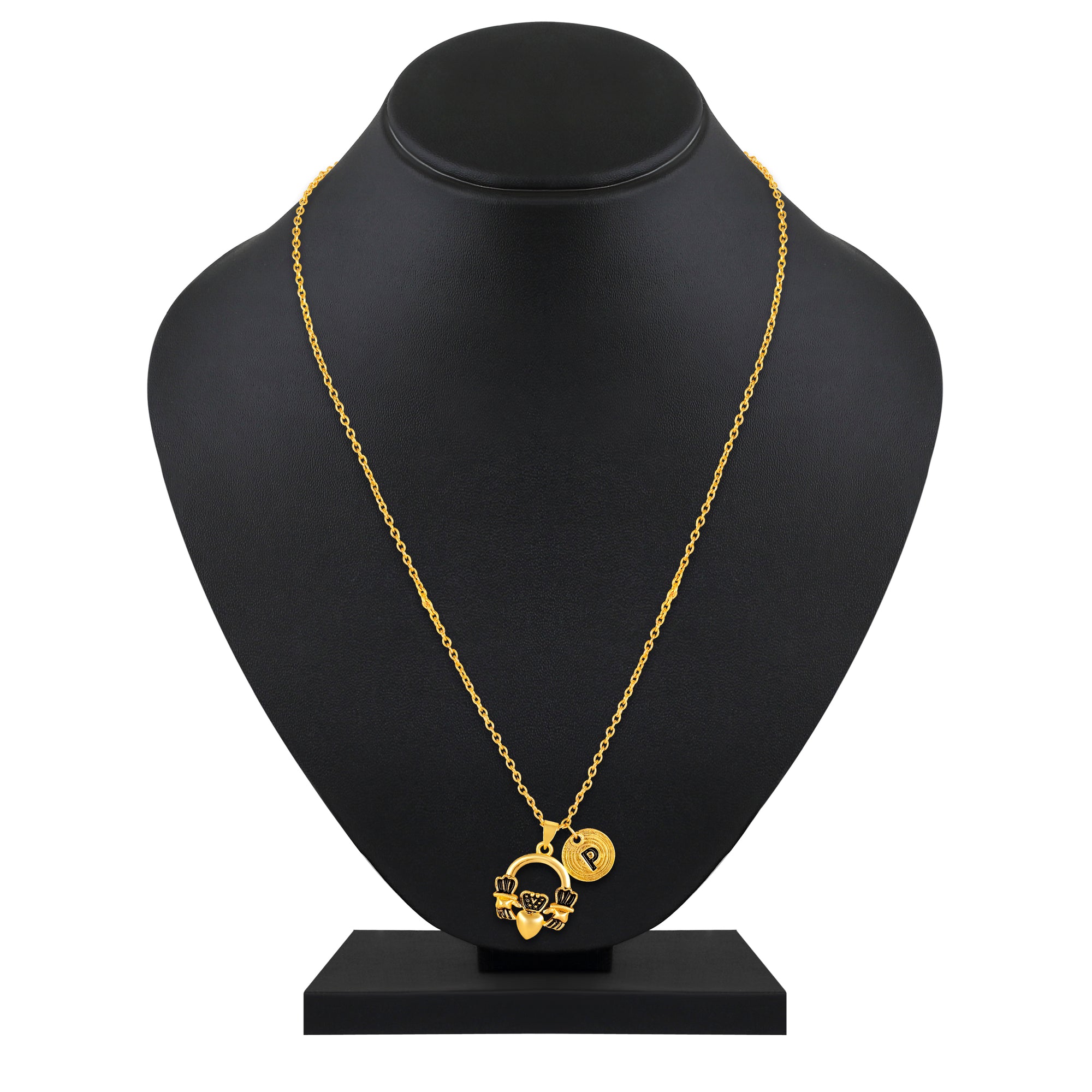 Oxidized Plated Cute Trendy Small Elephant Pendant with Chain