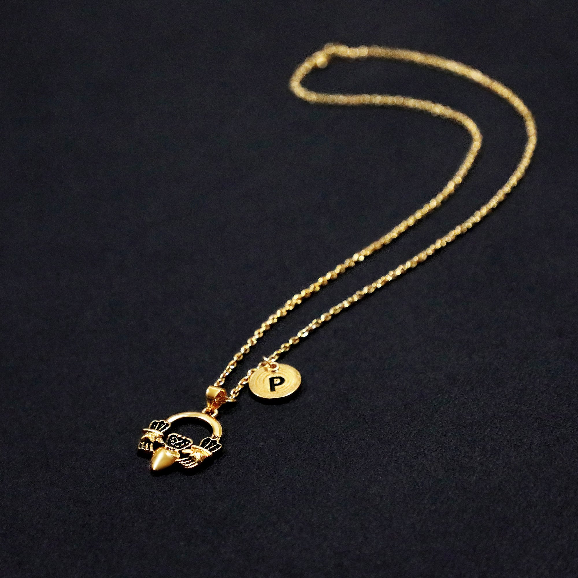 Oxidized Plated Cute Trendy Small Elephant Pendant with Chain