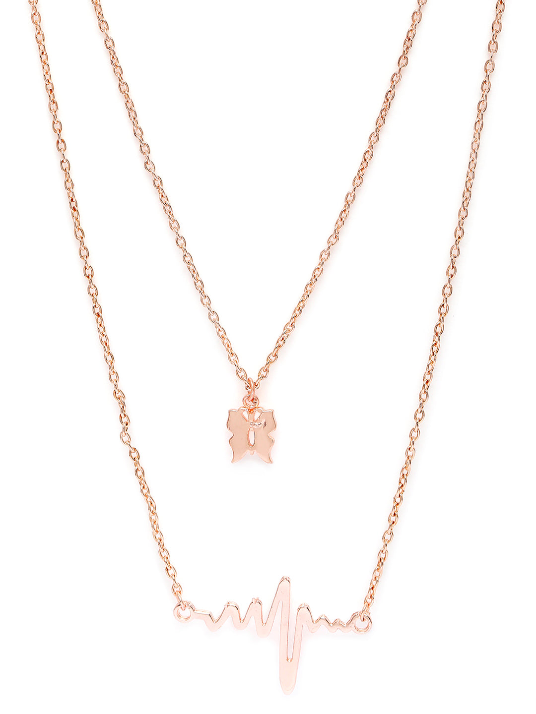 Stylish Fashionable Multilayer Chain Charm Pendants Necklace