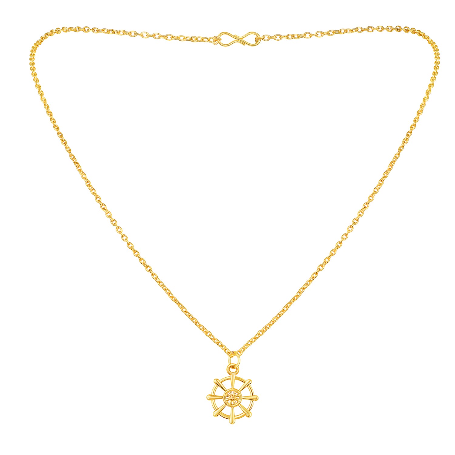 Trishul Shaped Pendant with Chain
