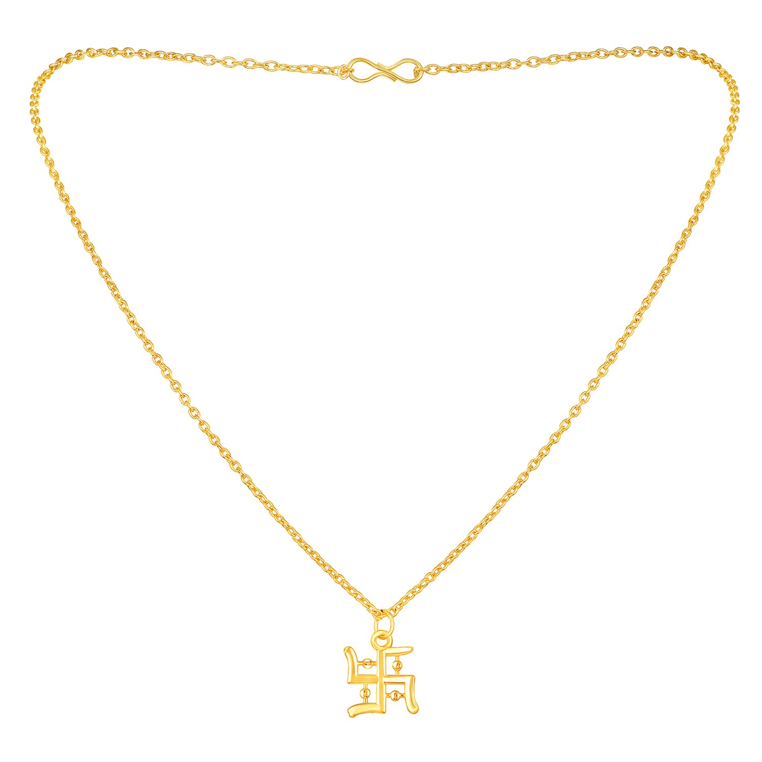 Trishul Shaped Pendant with Chain