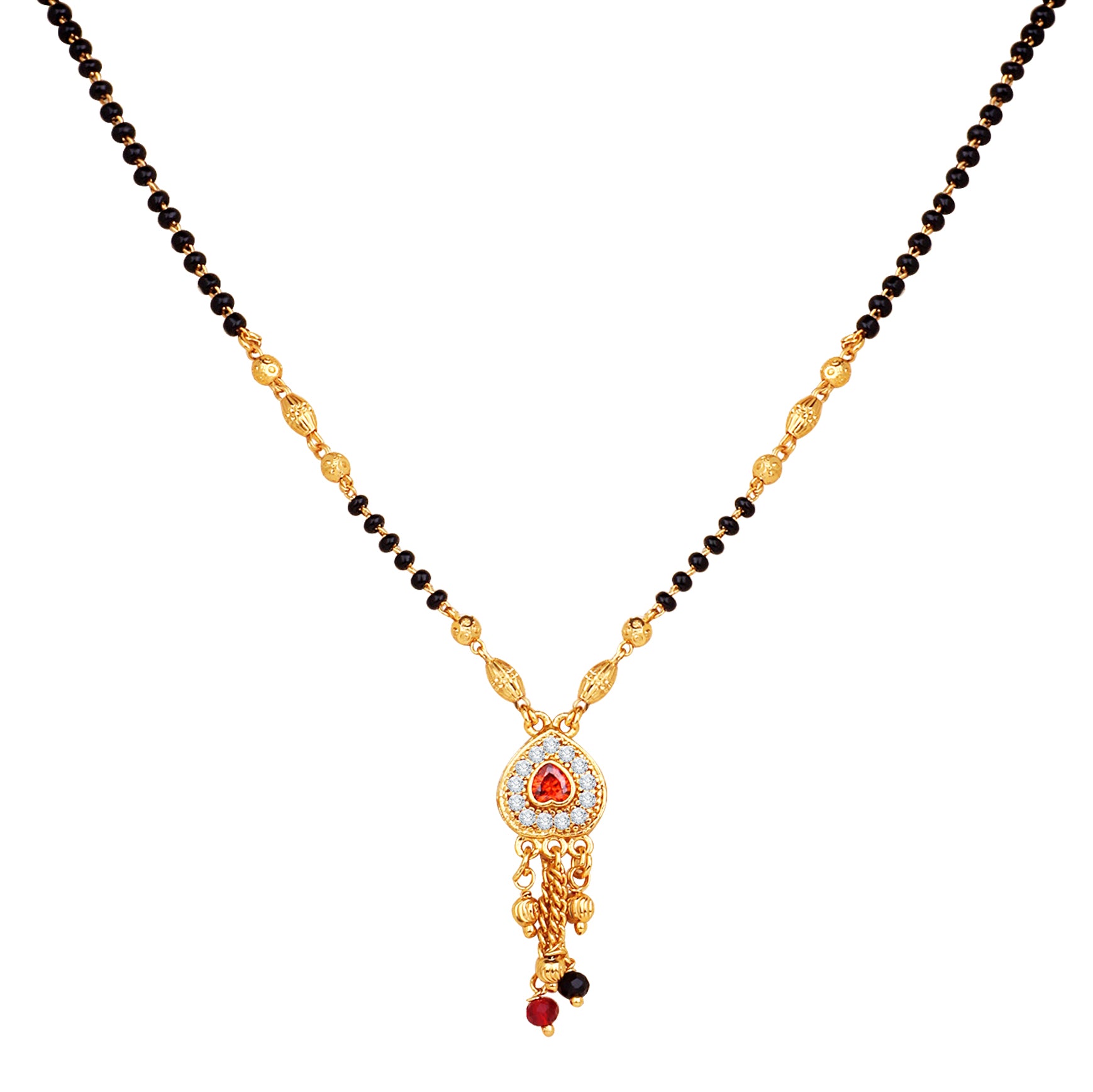 Adorable Black Beaded Chain Traditional Mangalsutra / Tanmaniya