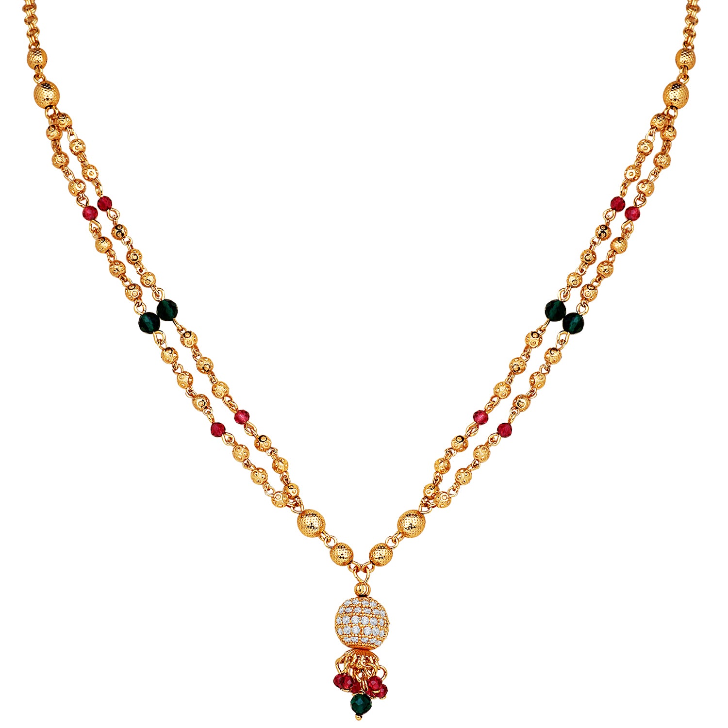 Adorable Black Beaded Chain Traditional Mangalsutra / Tanmaniya