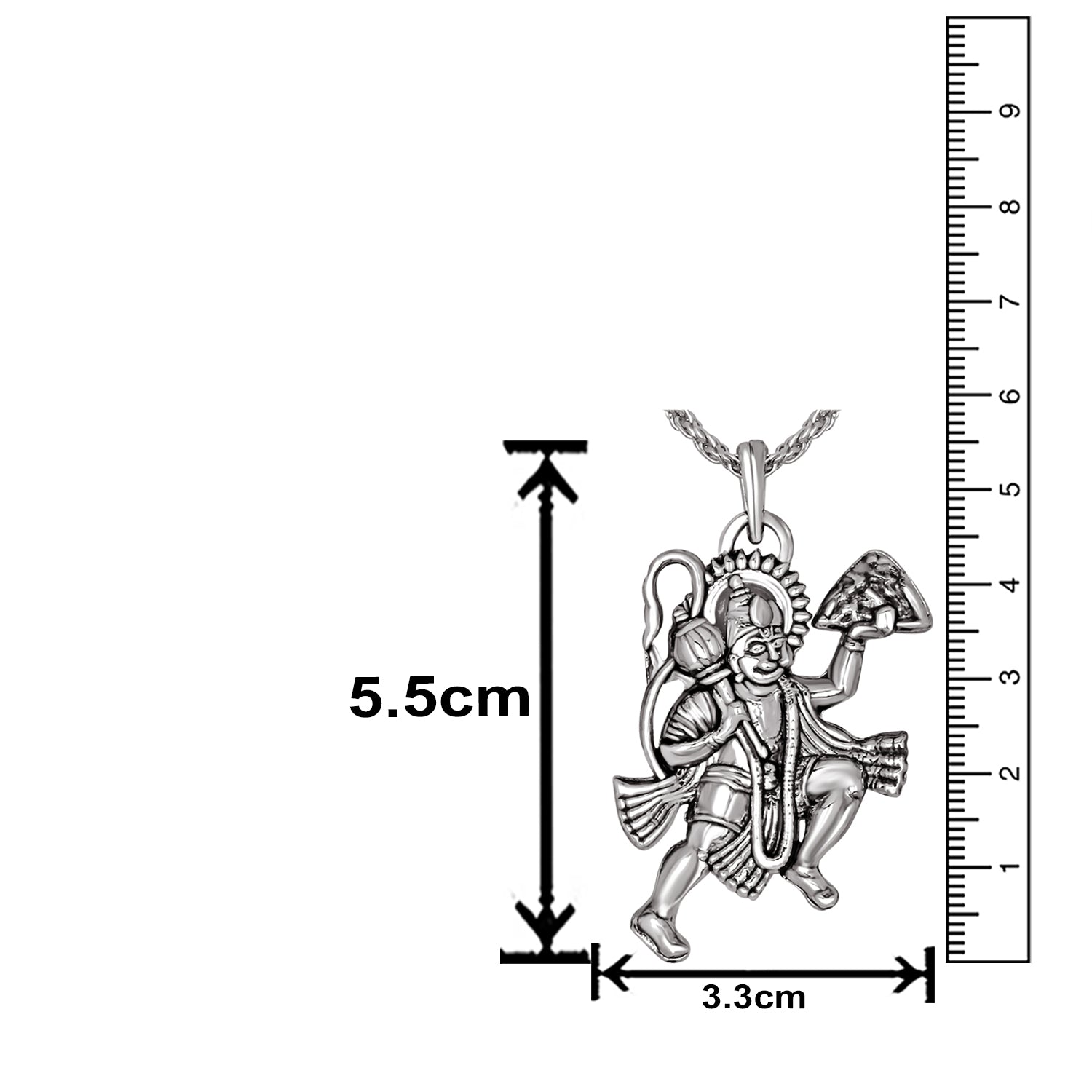 Devi Maa Locket Pendant with Black Rope