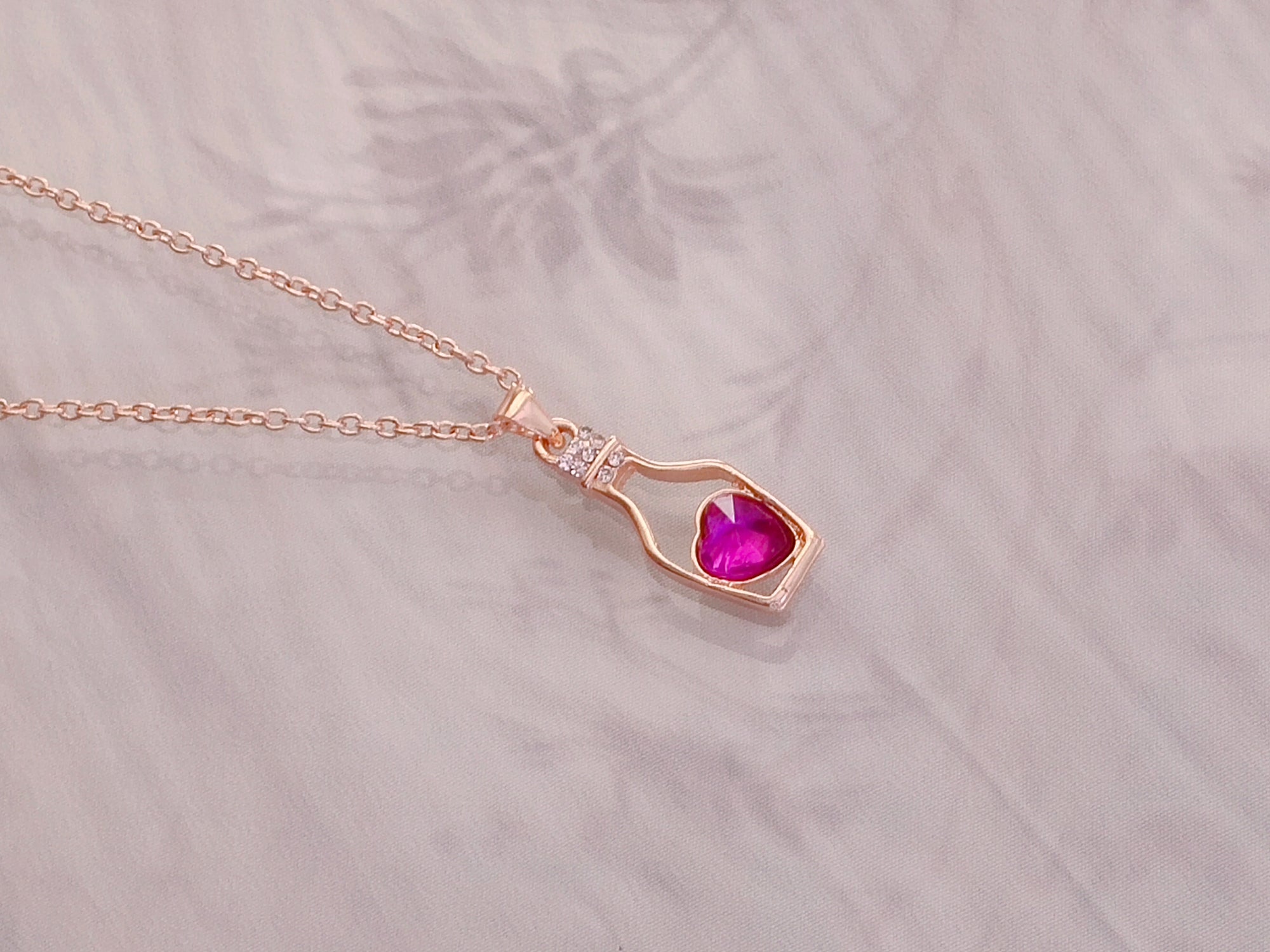 Bottle Heart Pendant