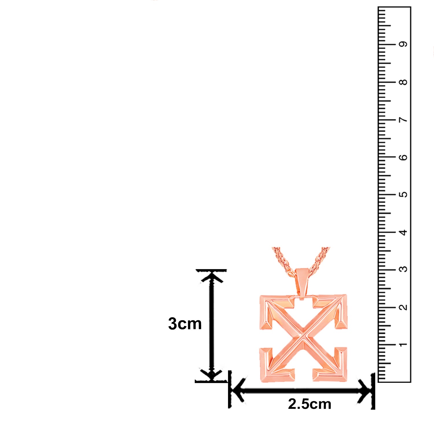 Arrow Shaped Pendant Necklace