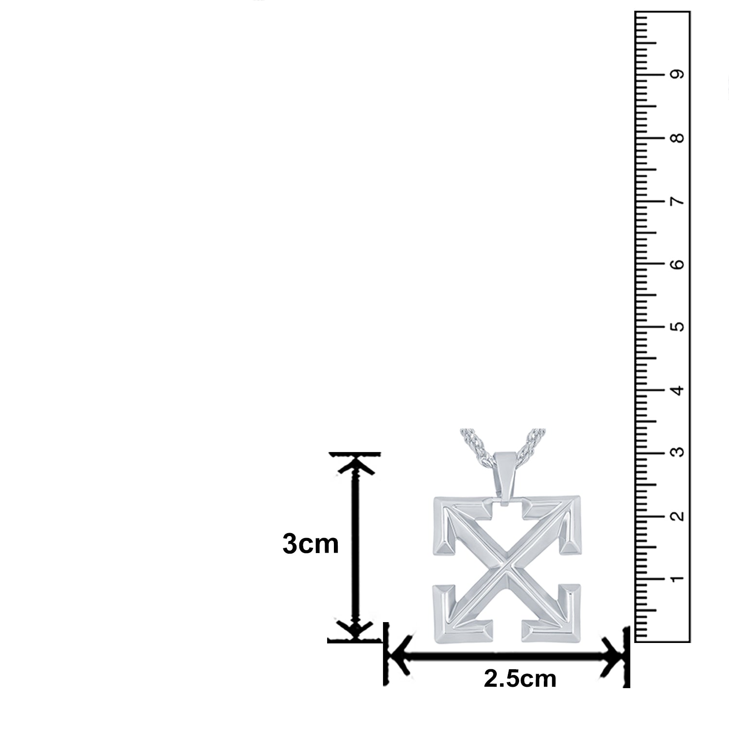 Arrow Shaped Pendant Necklace