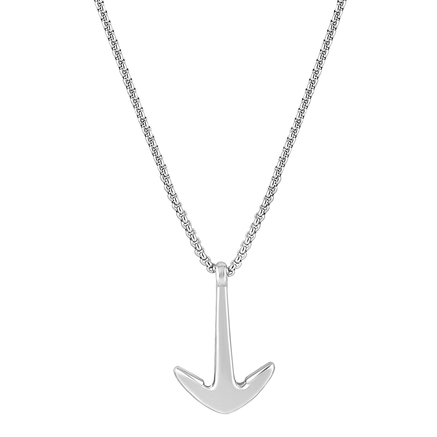 Ship Anchor Pendant Unisex Pendant with Box Chain