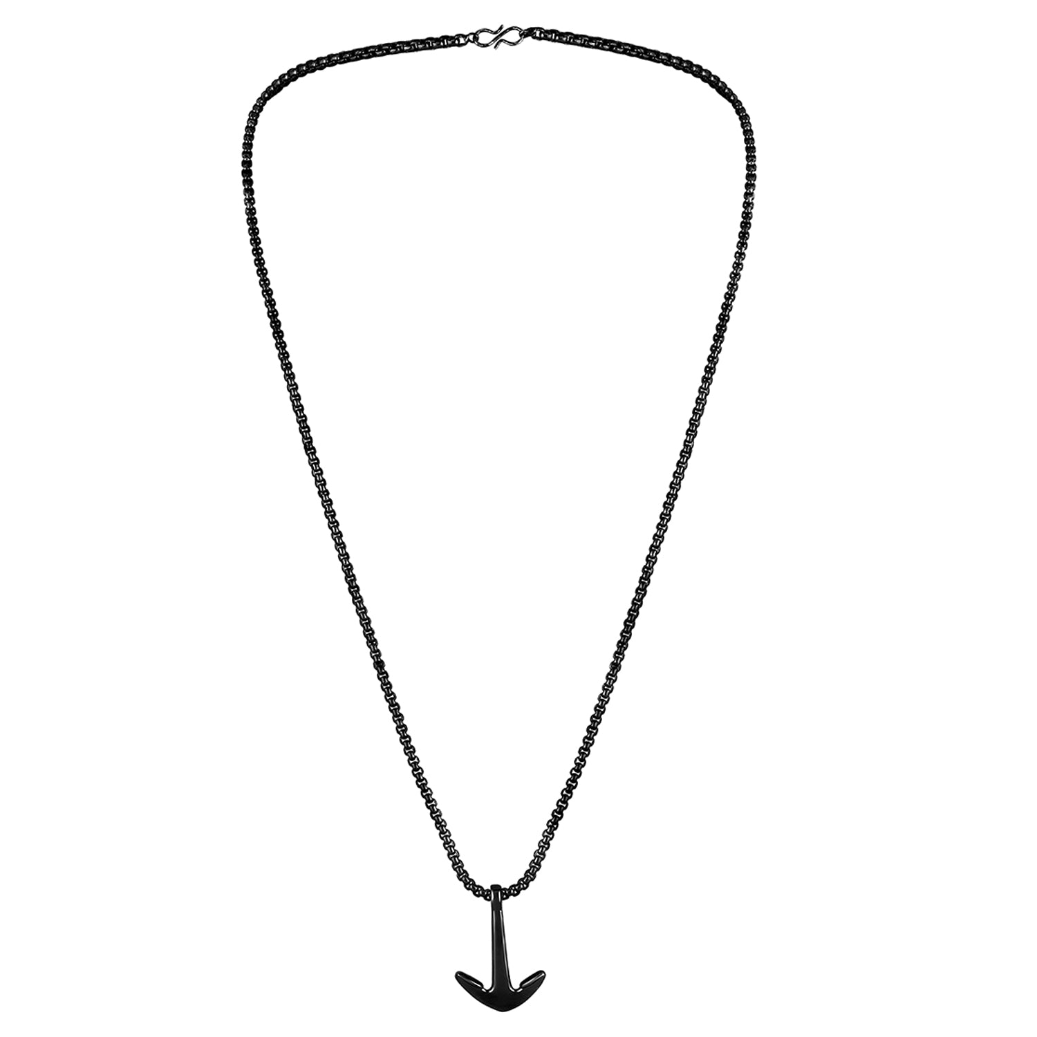 Ship Anchor Pendant Unisex Pendant with Box Chain