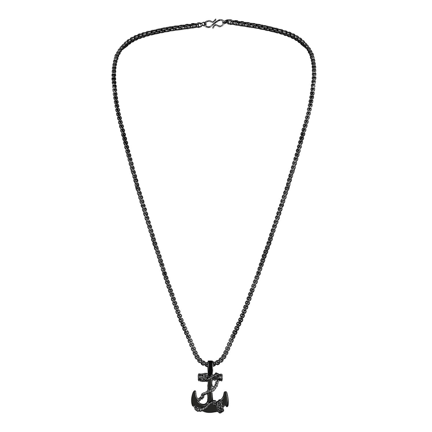 Unisex Sailor Anchor Pendant with Chain