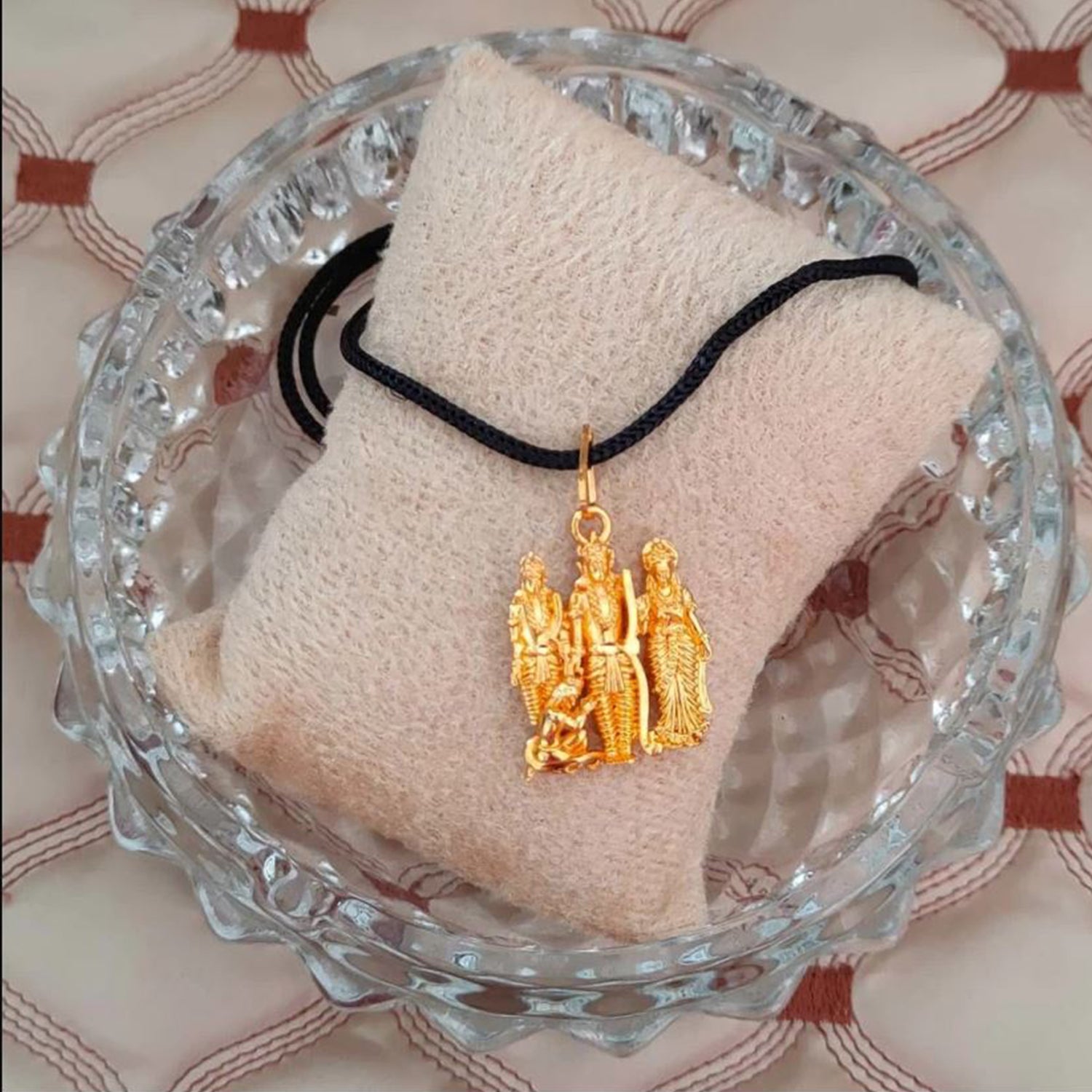 Lord Ram Laxman Sita Hanuman, Ram Rarbar Pendant