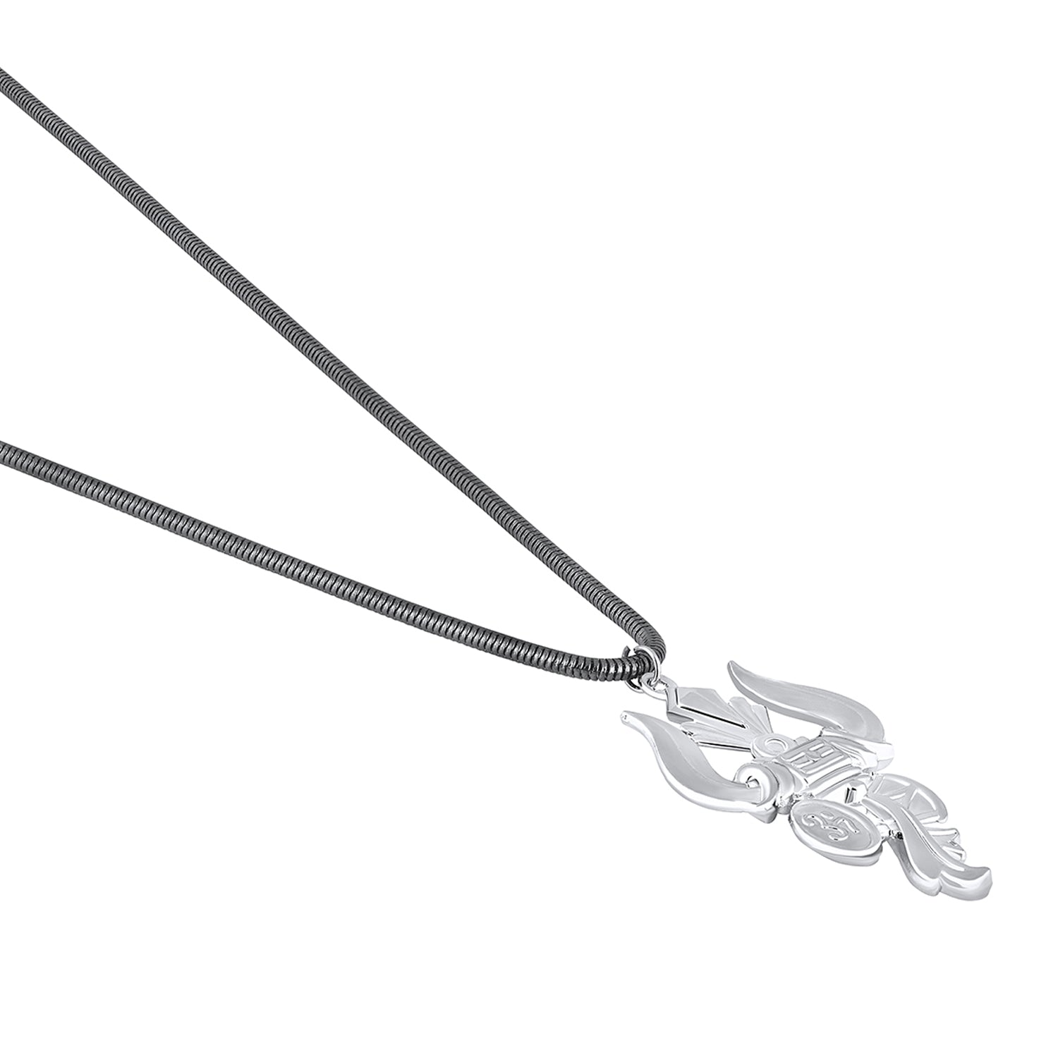 Lord Shiva Trishul & Damroo Pendant with Mala