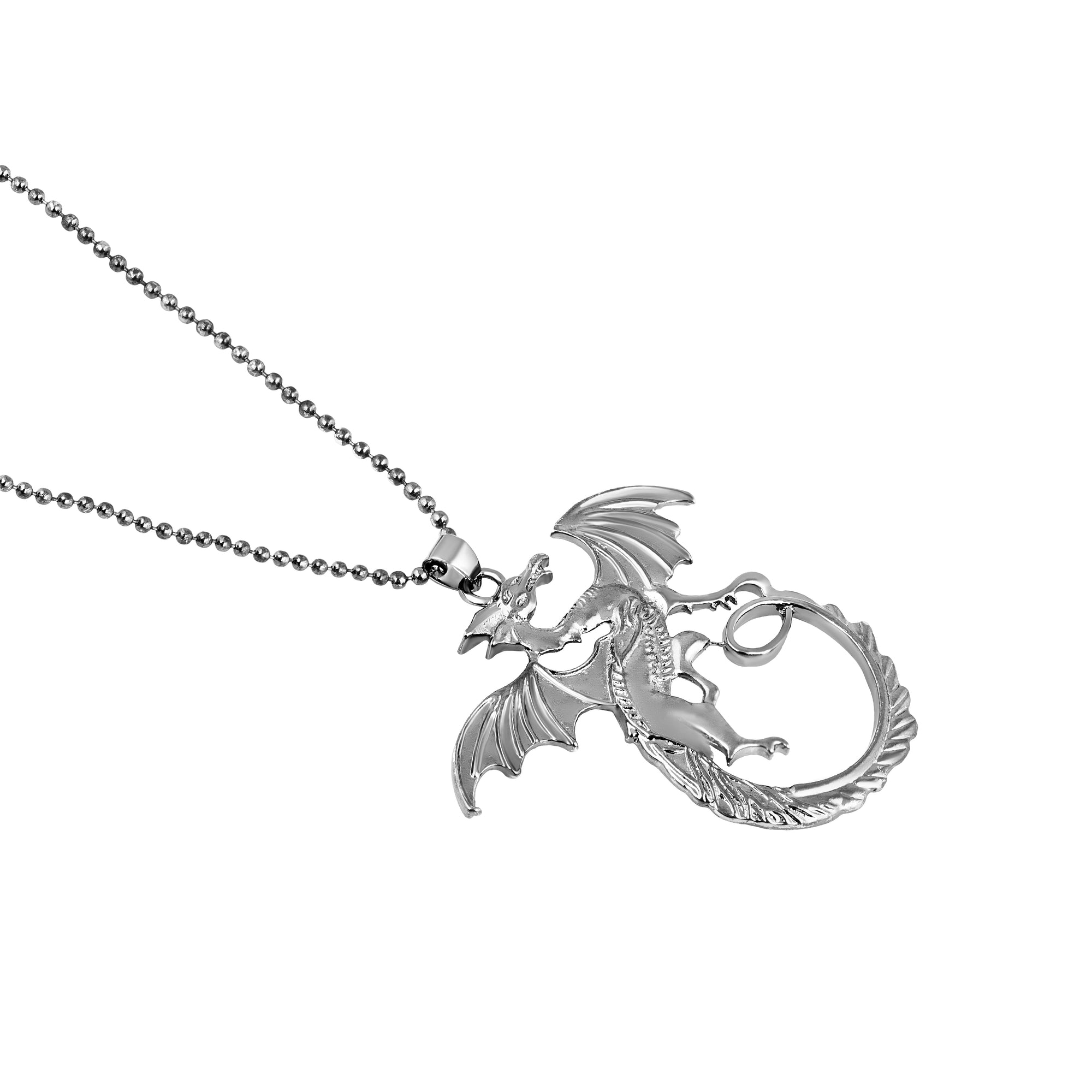 Dragon Shaped Pendant Locket Necklace