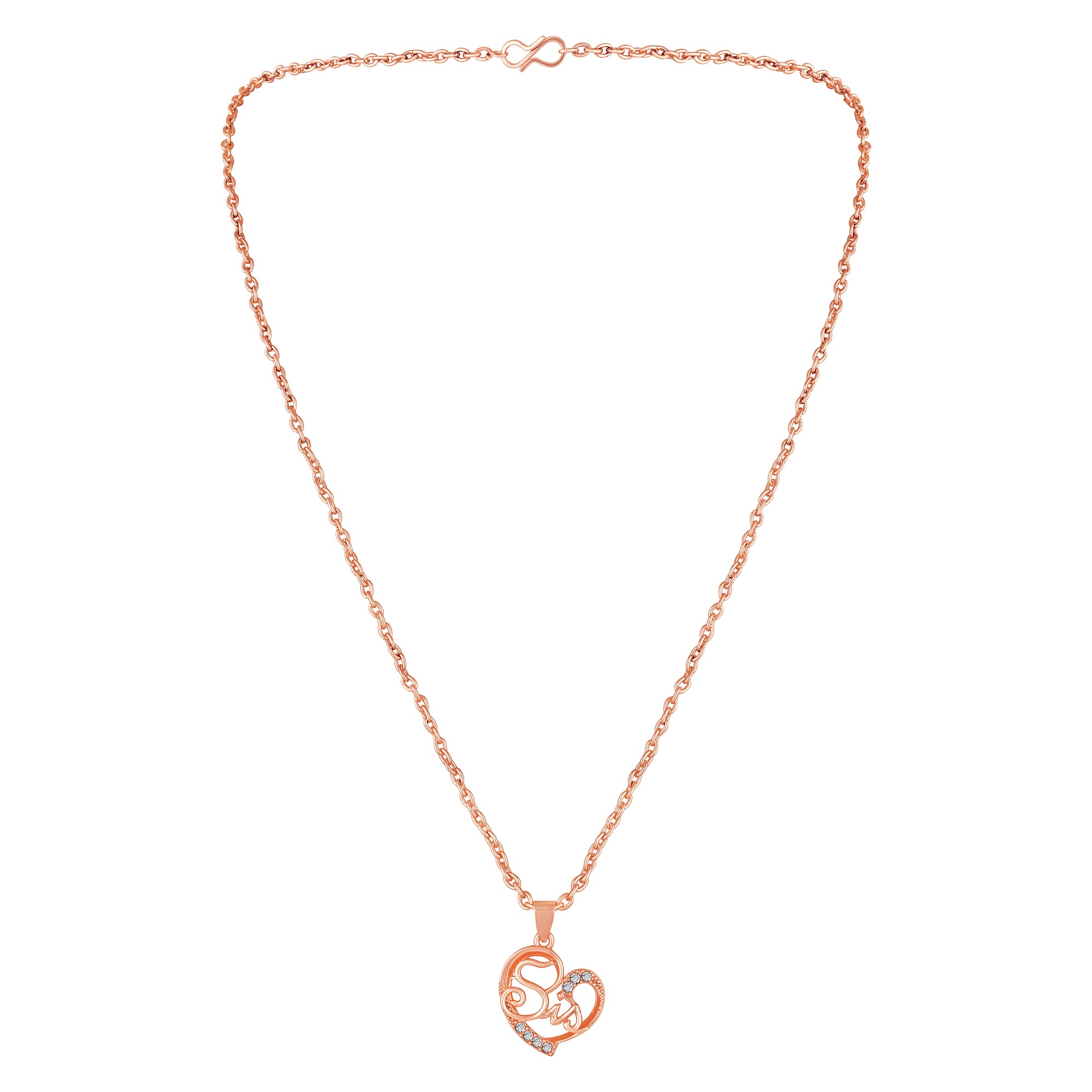 Love You Sis Heart Pendant