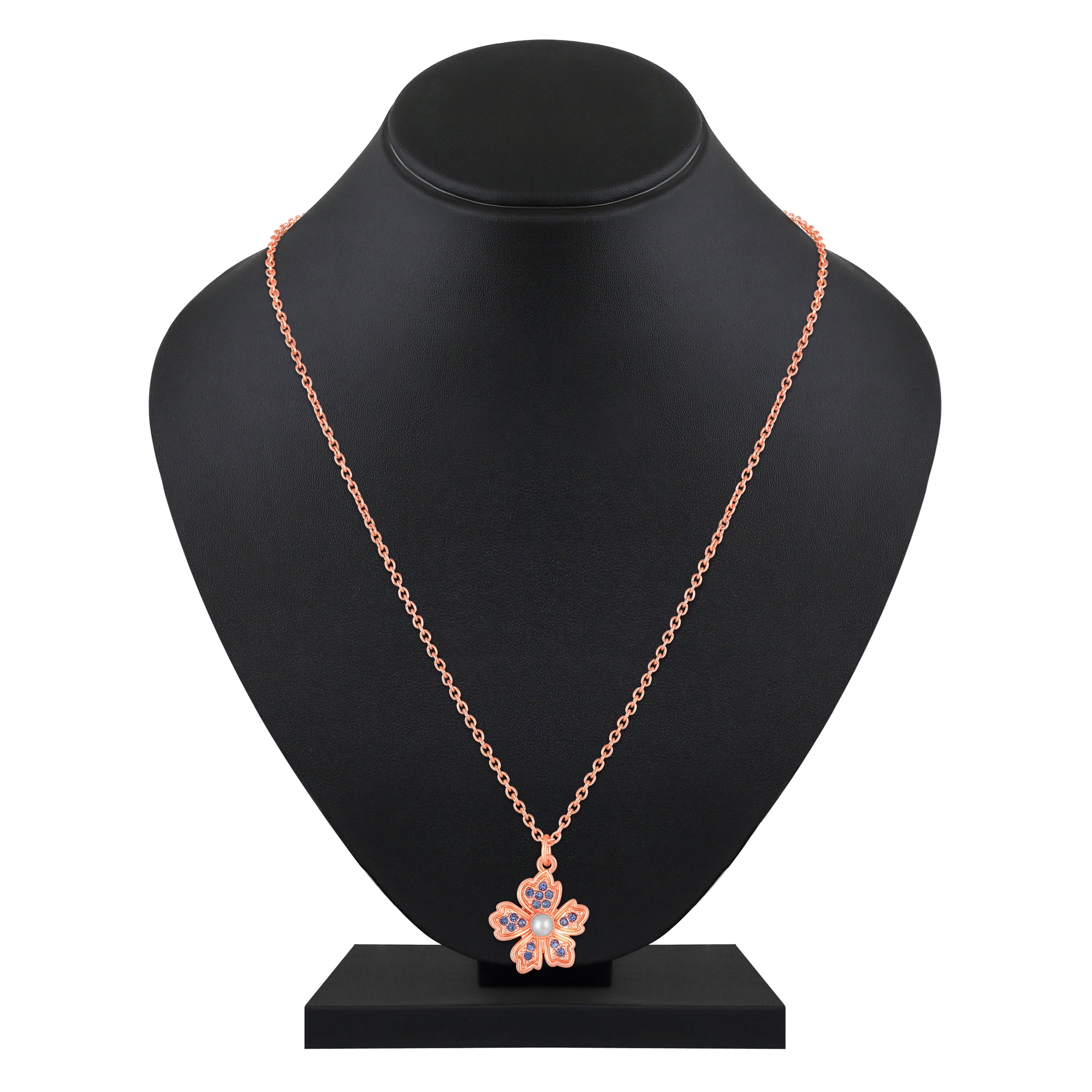 Small and Delicate Flower Pendant with Chain