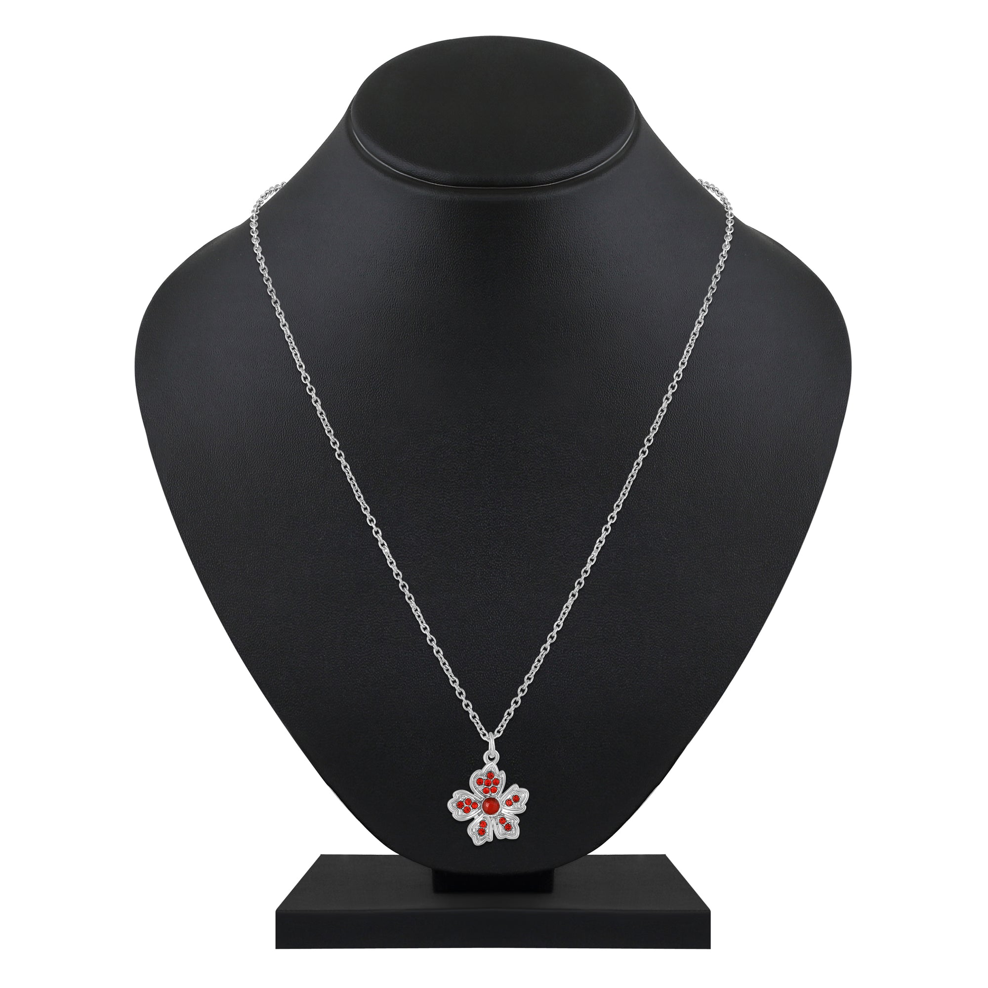 Small and Delicate Flower Pendant with Chain