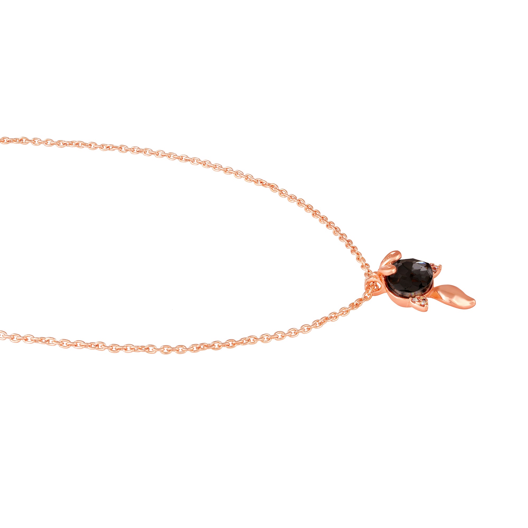 Simple and Elegant Tortoise-Style Pendant Chain