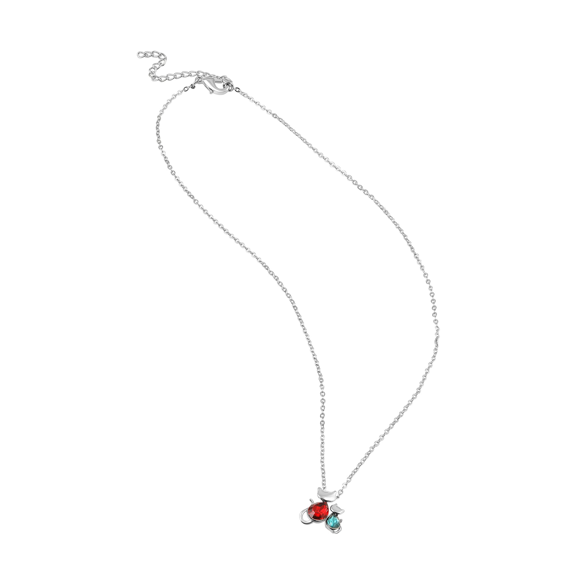 Vintage Cat-Shaped Pendant with Chain