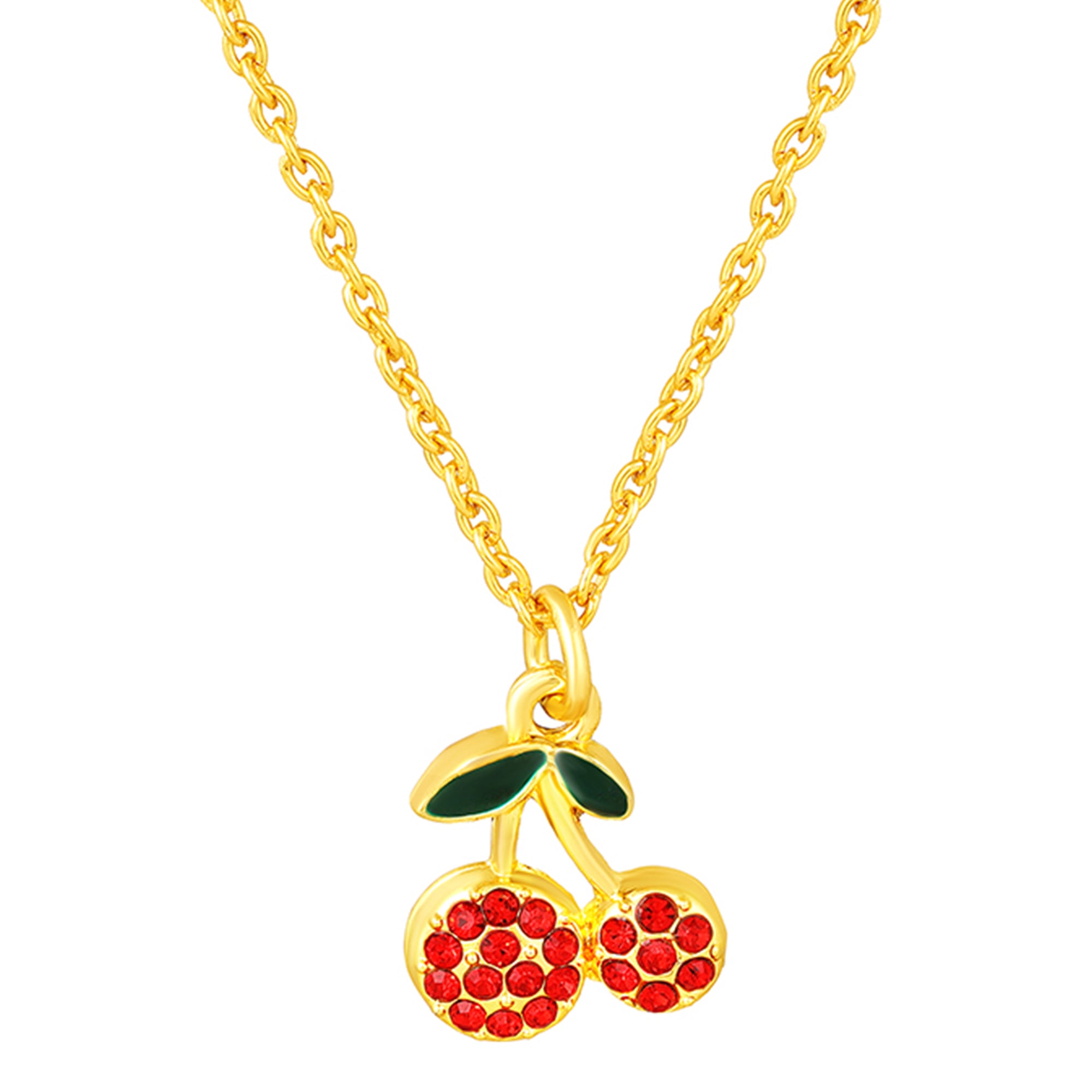 Bunch of Cherry Pendant with Chain