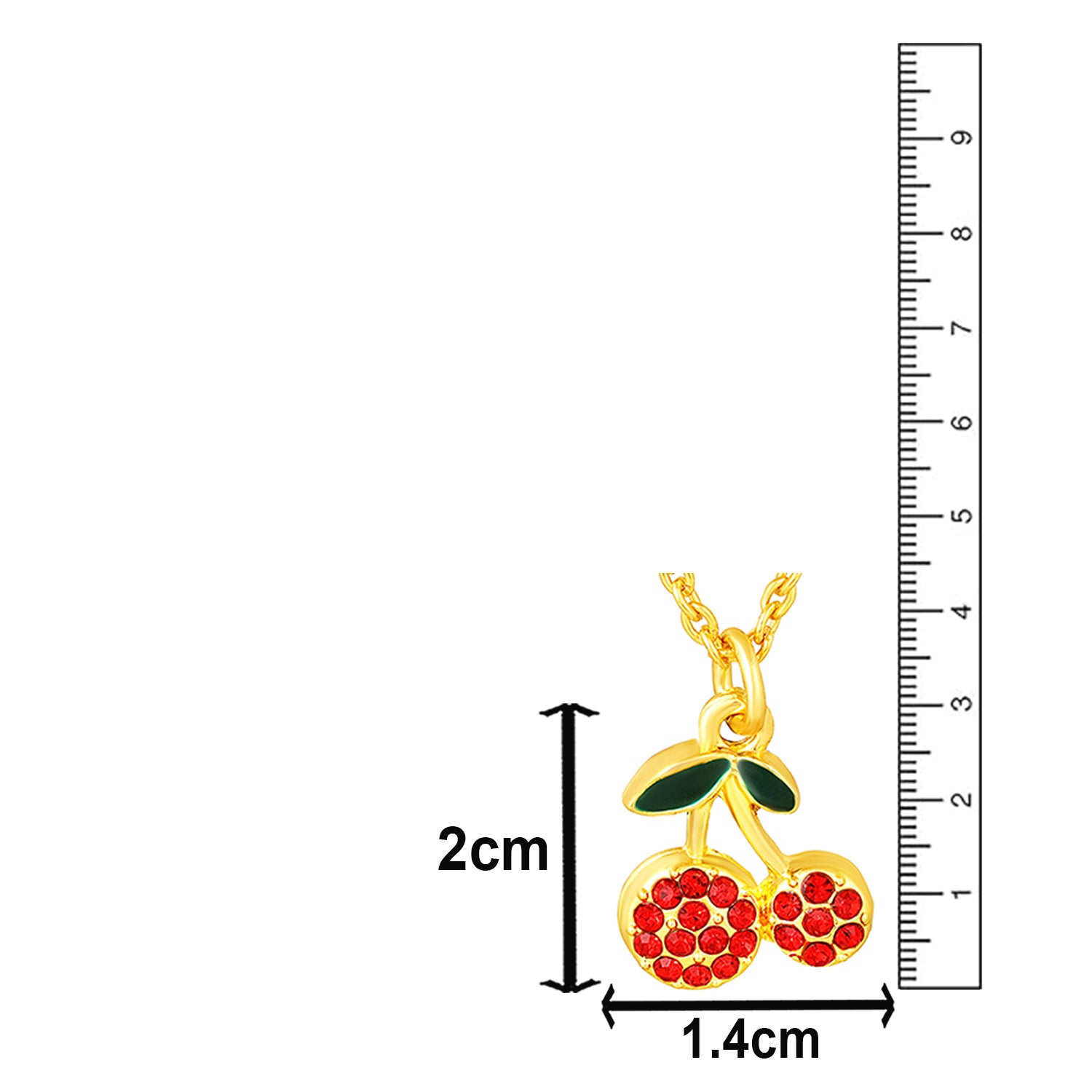 Bunch of Cherry Pendant with Chain