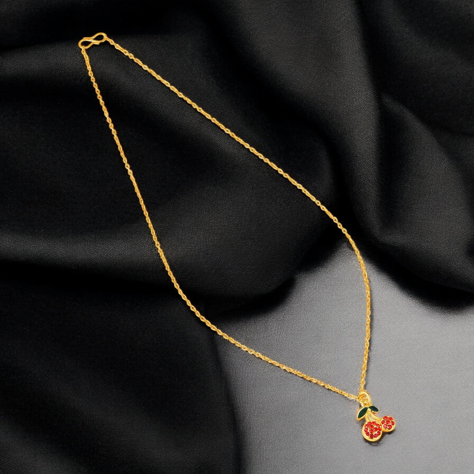 Bunch of Cherry Pendant with Chain