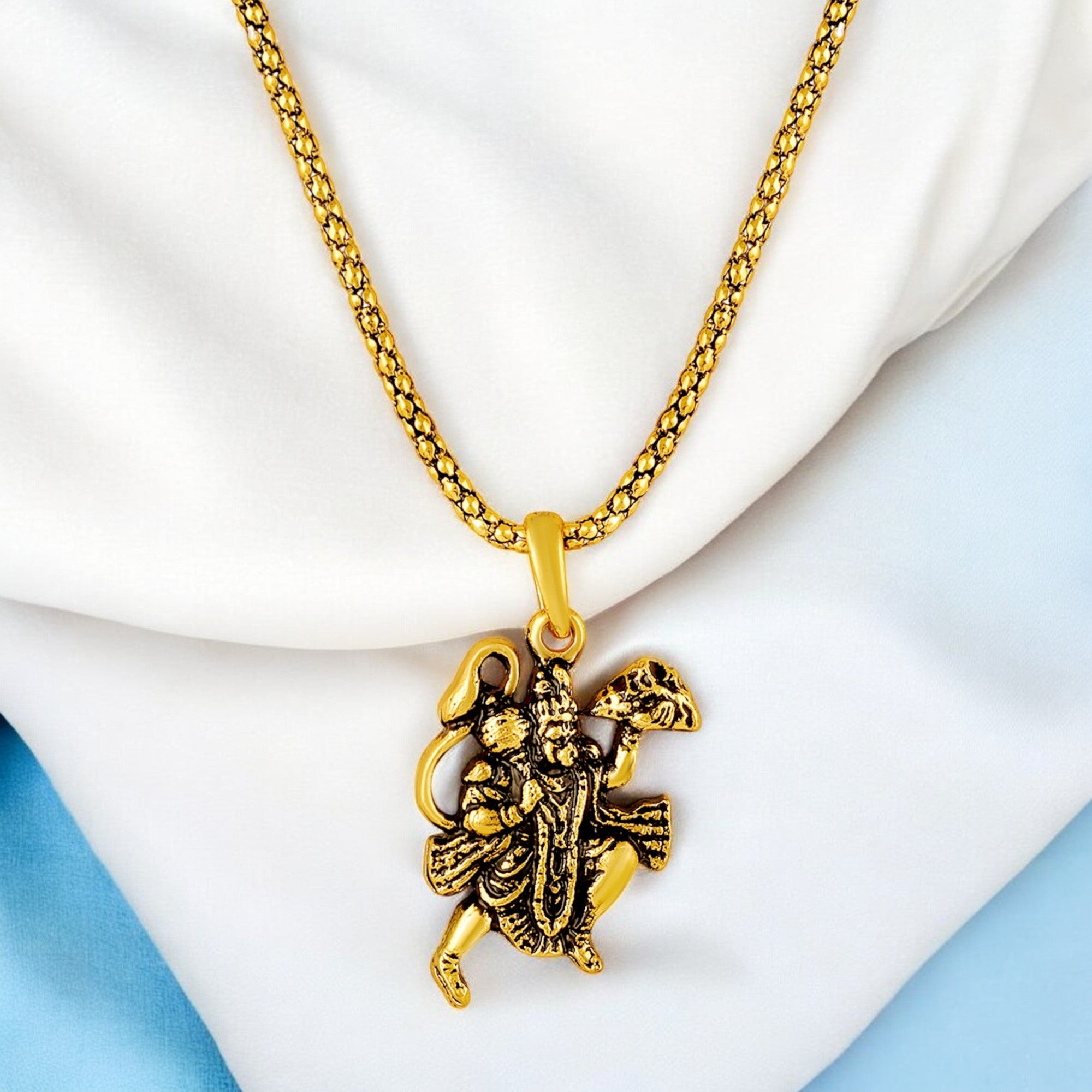God Hanuman Pendant Locket with Chain