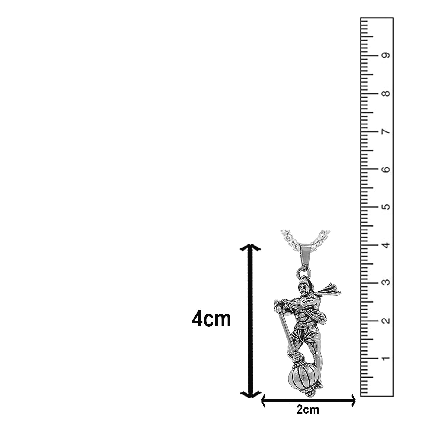 God Hanuman Pendant Locket with Chain