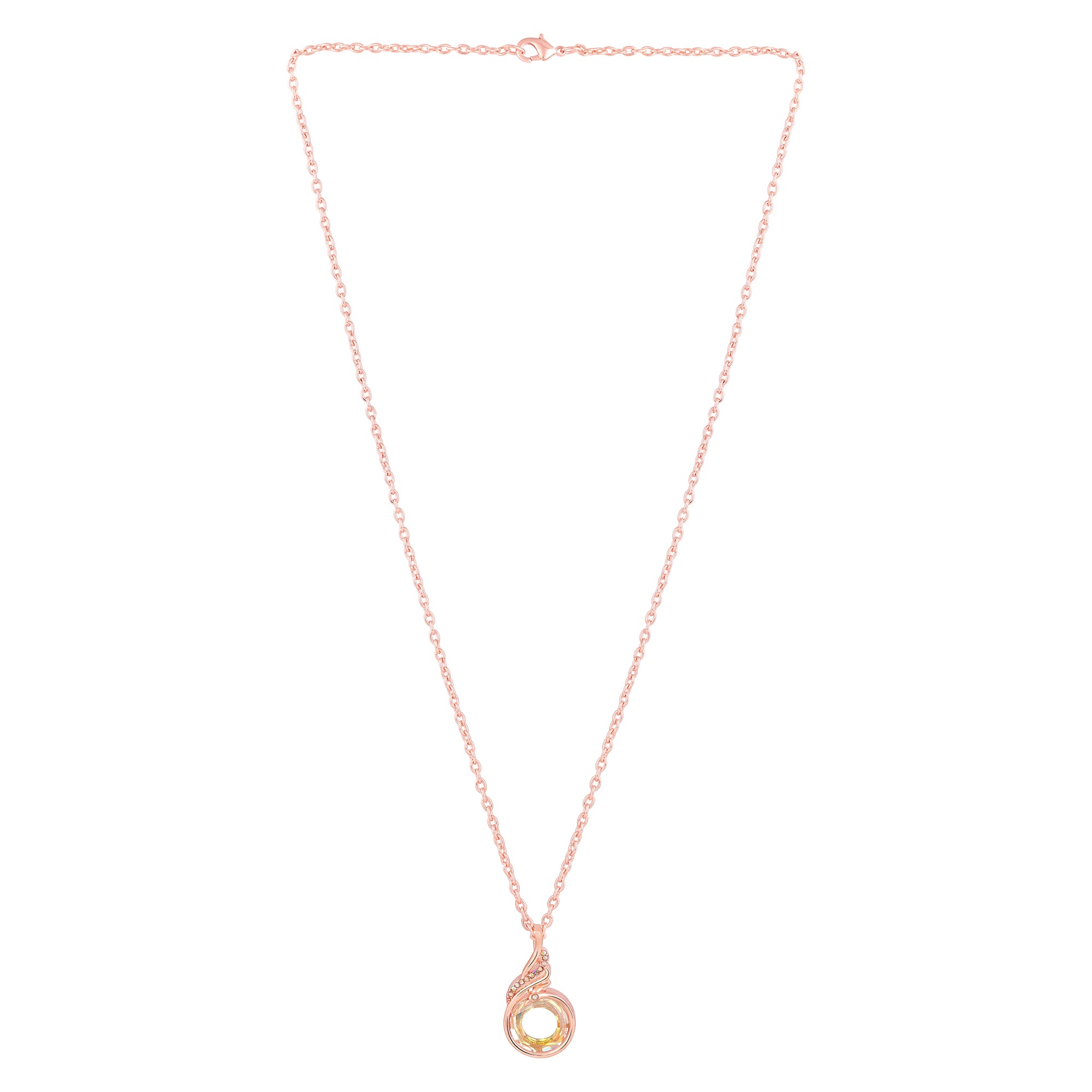 Elegant Rose Gold Round