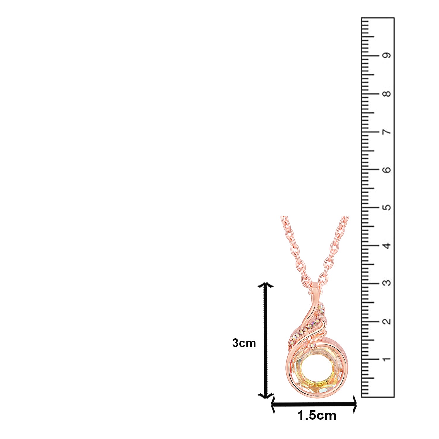 Elegant Rose Gold Round