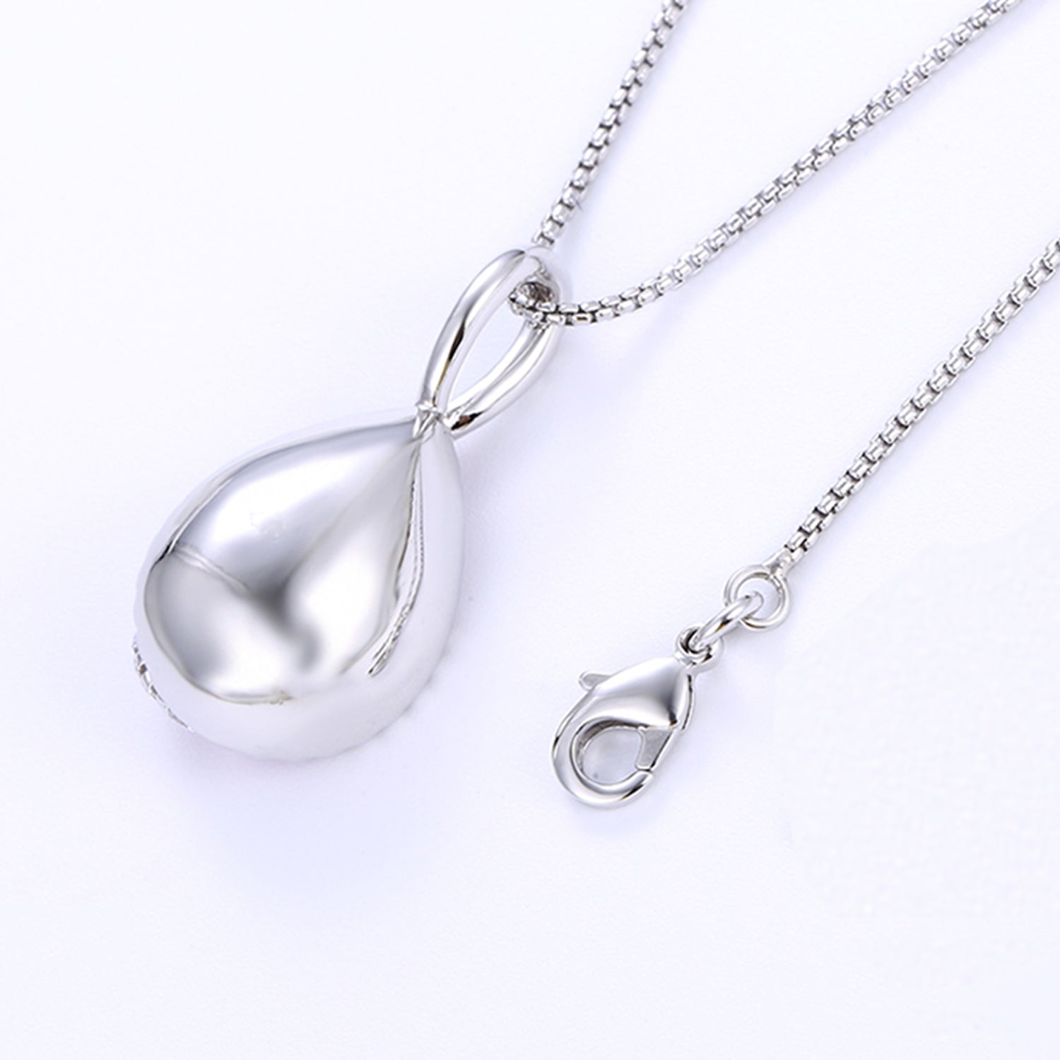 Valentine Collection Montana Blue Solitaire Cubic Zirconia Pendant