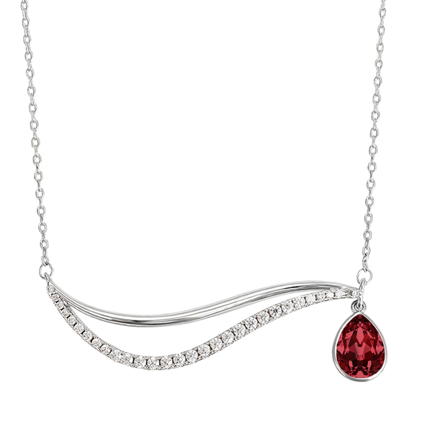 Valentine Cubic Zirconia Pendant Necklace