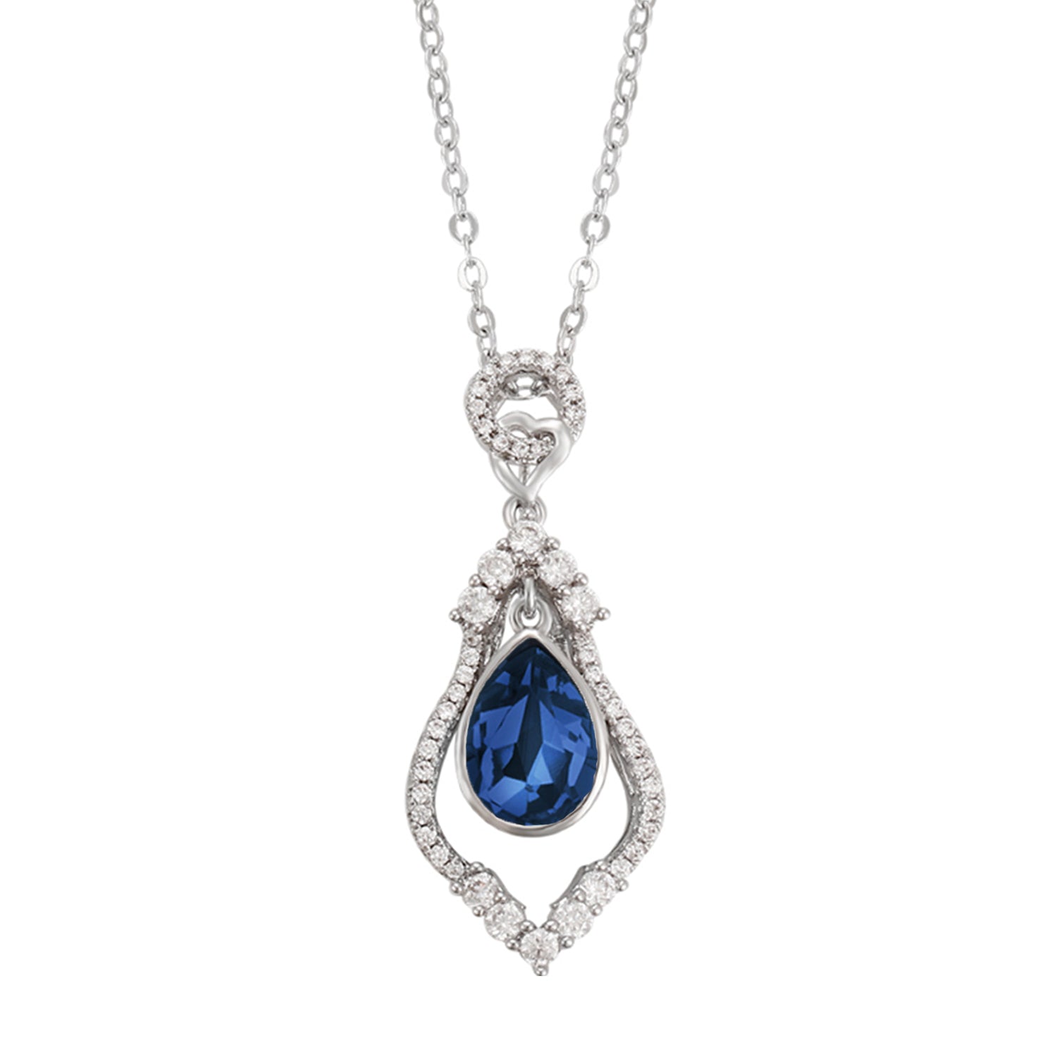 Valentine Designer Solitaire Cubic Zirconia Pendant