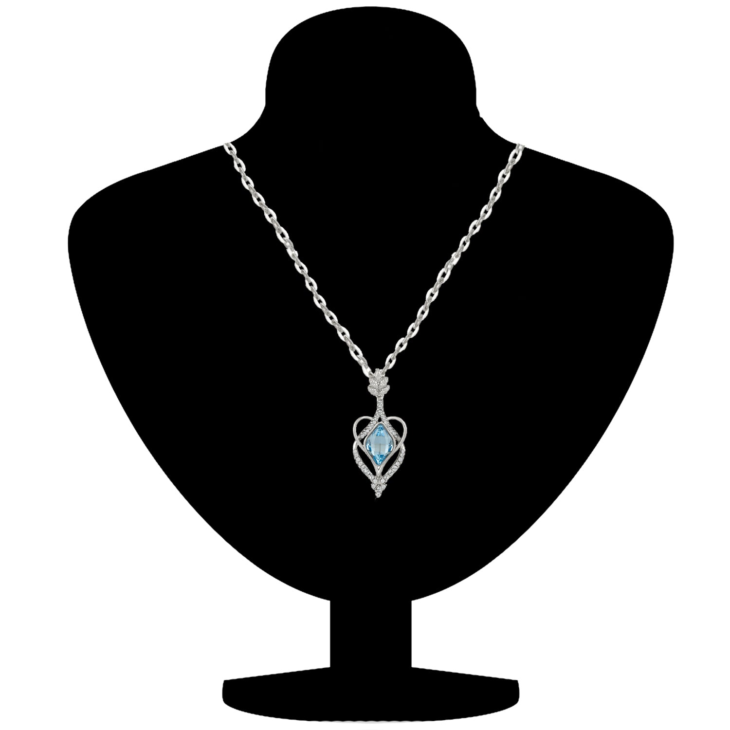 Valentine Swarovski Solitaire Pendant