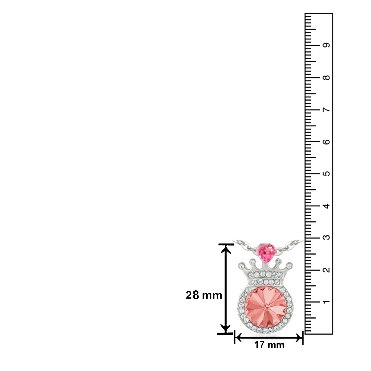 Elegant Swarovski Solitaire Pendant