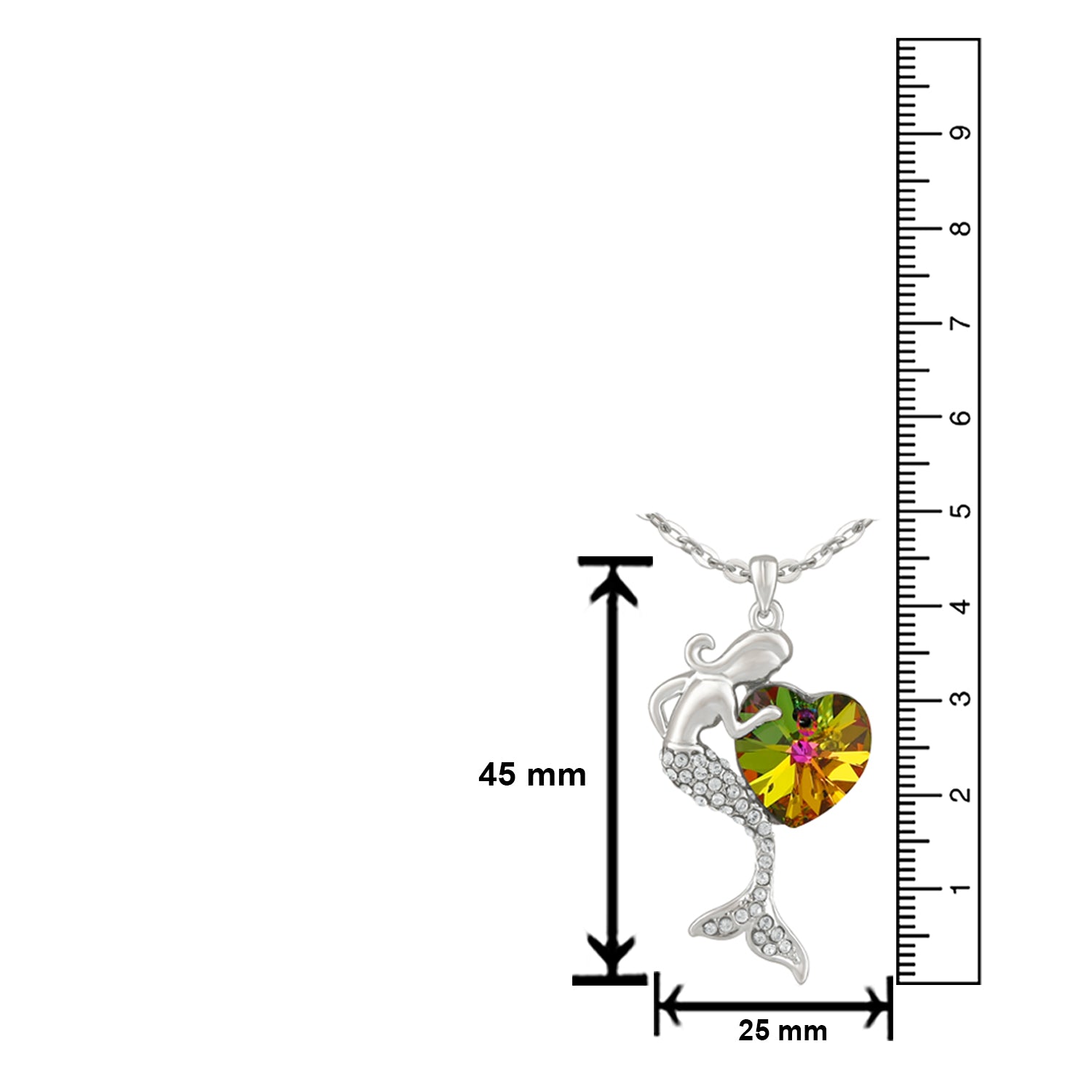 Valentine Heart Cubic Zirconia Pendant