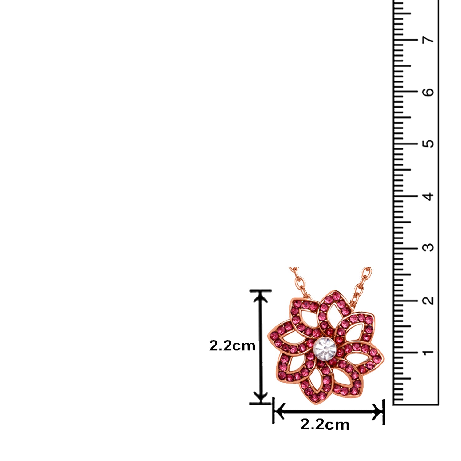 Classic Floral Love Pendant